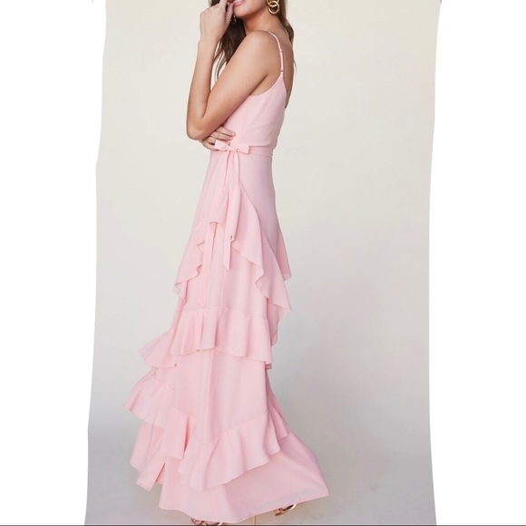 LPA | Pink Ruffle Dress - Picture 5 of 8